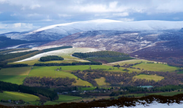 North over Glen Livet from Carn Daimh