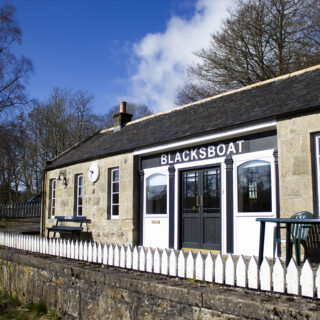 Blacksboat former station