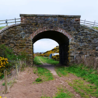 Railway trackbed near Portgordon